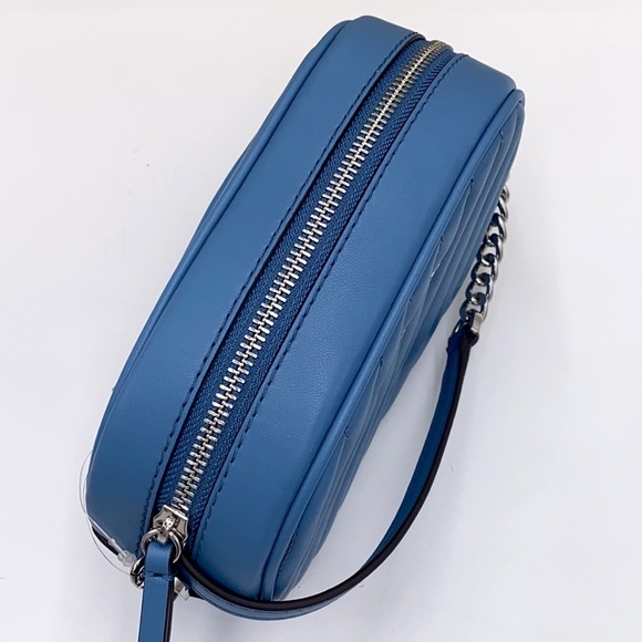 MICHAEL KORS ROSE SM OVAL CAMERA XBODY SKY BLUE - Picture 4 of 16